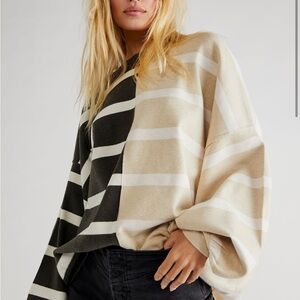 Free People Uptown Stripe Crewneck